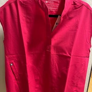 NWT Figs Rafaela Ultra Rose Scrub Top